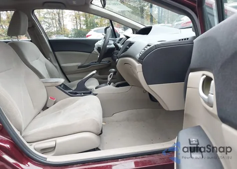 2012 Honda Civic Ex z USA, uszkodzony, nr VIN 2HGFB2F81CH509139